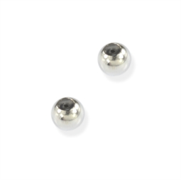 4 mm Låseperler / Perler med silikone, 2 stk.
